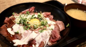 【ららぽーと沼津 ランチ】「くわばらダイニング」さんのうま味たっぷり自家製ローストビーフのローストビーフ丼